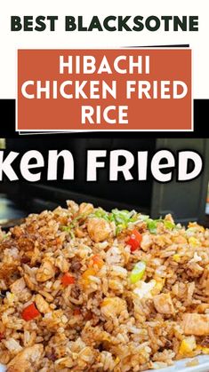 If you're a fan of Japanese teppanyaki meals, then you're probably familiar with the delicious hibachi-style fried rice.To make hibachi fried rice on a Blackstone griddle, you'll need a few key ingredients, including rice, vegetables, chicken or steak, and seasonings.Perfect for fall camping meals or weeknight dinners for large group Hibachi Noodles Recipe On Blackstone, Black Stone Chicken Fried Rice, Blackstone Grill Fried Rice, Hibachi Chicken And Steak Recipes, Chicken Fried Rice On Blackstone Griddle, Teppanyaki Chicken, Blackstone Hibachi Chicken, Fried Rice On Blackstone Griddle