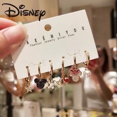 Disney Movie Earrings Cartoon Cute Pink Stitch Pendant Ear Studs Women Fashion Jewelry Accessories Cute Disney Earings, Disney Jewelry Earrings, Doraemon Earrings, Mickey Earrings, Cute Mickey Mouse, Jewelry Accessories Earrings, Pink Stitch, Bubble Wrap Packaging, Wrap Packaging