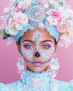 Sprinkle of AI Boho Halloween, Sugar Skulls, Diy Costumes, Skull Art