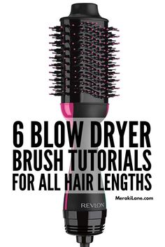 Medium Length Hair With Layers Styling Tools, Hot Tools Hair Dryer Brush, Revlon Hair Dryer Brush Tips, Round Hair Dryer Brush, Curling Hair With Revlon Brush, Revlon Volumizer Hair Dryer Tutorial, Dry Bar Brush, How To Use Hair Brush Dryer, Volumizing Hair Tools