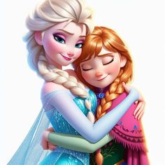 Elsa And Anna Cartoon, Frozen Sisters Wallpaper, Princess Anna Frozen Wallpaper, Anna Frozen Illustration, Elsa And Anna Painting, Cartoon Spaceship, Frozen Painting