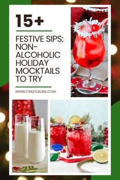 festive sips non - alcoholic holiday cocktails to try