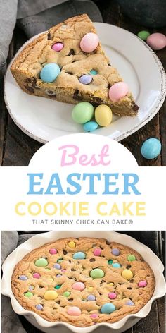 Easter Cookie Cake, Easter Deserts, Easter Sweets, Easter Cookie, Easter Desserts Recipes, Giant Candy, Cookie Cake Recipe, Easter Baking