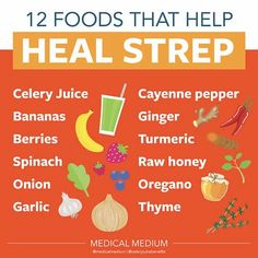 Medical Medium: 12 Foods That Help Heal Strep - now at www.medicalmedium.com Medical Transcriptionist, Winter Drink, Strep Throat, Long Island Iced Tea