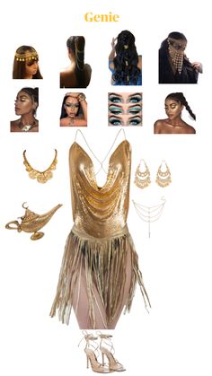 Halloween costumes Diy Genie Costume, Cleopatra Halloween Costume, Genie Costume, Cleopatra Halloween, Halloween Duos, Hot Halloween Outfits, Scary Halloween Costumes, Group Costumes