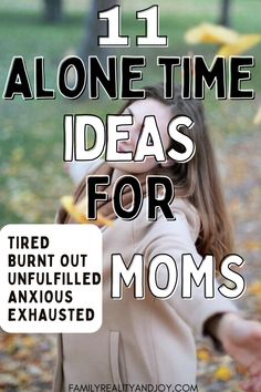 young mom alone under falling yellow leaves Alone Time Ideas, Mommy Self Care, Me Time Ideas, Ways To Destress, Moms Night, Spa Night