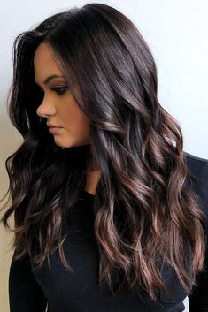 Beyonce Hair, Jet Black Hair, Black Hair Color, Brunette Balayage Hair, Hair Color Dark