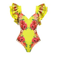 DETAILS One piece swimsuit and skirt Ruffled Pads Quick drying with sheen Cold gentle machine wash Elastane/Spandex Product ID: YSZX23072401 Swimwear 2024, Middle Age Fashion, Beach Skirt, Swimwear Sets, Beach Swimwear, Athleisure Fashion, Print Swimsuit, Set For Women, Flower Print