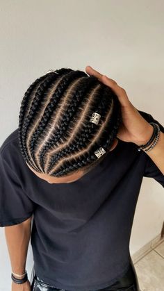 Cornrow Styles For Men, Cornrow Braids Men, Braids With Fade, Hair Twists Black, Men Braids, Cornrow Hairstyles For Men, Braids For Boys, Black Men Hairstyles, Cool Braid Hairstyles