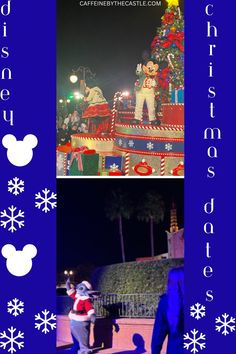 mickey's christmas parade at disneyland california