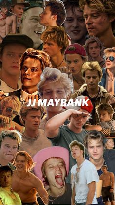 collage of many different people with the words j maybank on top of them