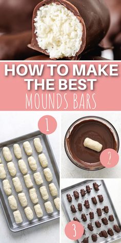 how to make the best moulds bars with chocolate and marshmallows