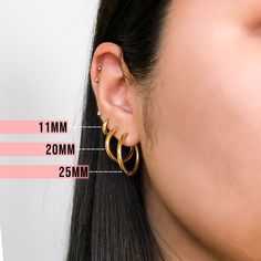 Listing is for a PAIR of stainless steel hoop earrings. Available in gold or silver ➳ Hoop sizes: 11mm, 20mm, or 25mm ➳ Stainless steel material ➳ Tarnish resistant and hypoallergenic for most people ➳ Easy to open and close lever back style ❀❀ SHIPPING & PROCESSING: ❀❀ Please refer to my shop announcements (located on home page) for the latest processing times as they may change All products are MADE TO ORDER ❀❀ RETURN POLICY: ❀❀ Please note that because of health/hygiene reasons, earrings Nickel Free Huggie Hoop Earrings In Stainless Steel, Nickel-free Huggie Hoop Earrings In Stainless Steel, Hypoallergenic Stainless Steel Hoop Huggie Earrings, Health Hygiene, Silver Hoops, Stainless Steel Material, Cute Earrings, Steel Material, Home Page