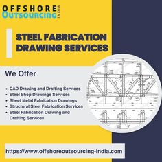 an advertisement for steel fabricing services