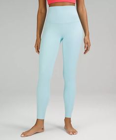 Blue Lululemon Leggings, Lululemon Collection, Lulu Leggings, Lululemon Outfits, Lululemon Align Leggings, Cute Pants, Cute Preppy Outfits, Low Impact Workout, Lululemon Align