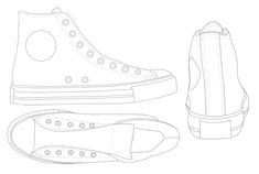 Converse Template, Zapatillas All Star, Converse Design, Vans Original, Star Template, All Star Shoes, All Stars Converse