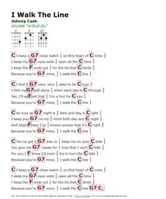 i walk the line guitar chords