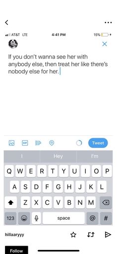 the text message is being displayed on an iphone's keyboard, and it appears to be