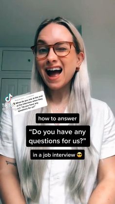 a woman with long grey hair has an ad on her face that says, how to answer the question?