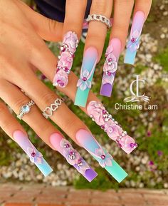 Woman Braids, Birthday Nail, Glow Nails, Nail Stuff