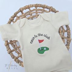 Embroidered New to the Club ONESIES® Brand, Baby Golf Club, Daddy's Golfing Buddy, Pregnancy Baby Announcement, Unique Bodysuit, Misc 239 - Etsy Golf Onesie, Unique Bodysuit, Golf Baby, Hospital Outfit, Custom Onesies, Newborn Gifts, Unique Outfits, Future Baby