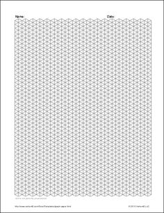 a graph paper with lines and dots on it