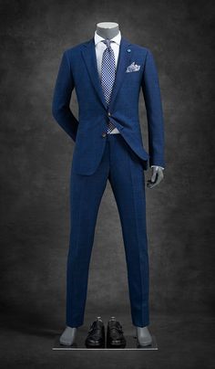 Best Suits For Men, Men's Business Outfits, Blue Suit Men, Suit Outfit, Classy Suits, Formal Fashion, Dress Suits For Men