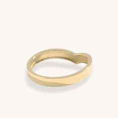 Make a wish for style and sophistication come true with our Bold Wishbone Ring. This striking piece combines contemporary design with a touch of whimsy. The bold wishbone design adds a touch of uniqueness to your fingers. Embrace the fearless charm of our Bold Wishbone Ring and let your hands shine. - Made in 14k solid gold - Band Width: 2.83 mm / 0.11 inches - Thickness: 1.24 mm / 0.05 inches - This product comes with an iconic Norm Jewels gift box Promise Stackable Rings With Open Band, Modern Stackable Midi Rings For Promise, Modern Stackable Promise Rings, Promise Jewelry With Open Band Metal Ring, Promise Jewelry With Tension Setting And Open Band, Promise Jewelry With Tension Setting In Open Band, Open Band Metal Ring Jewelry For Promise, Modern Stackable Rings With Tension Setting For Promise, Modern Adjustable Ring With Smooth Bezel