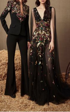 Look Gatsby, Detail Couture, Zuhair Murad Haute Couture, Space Cowboy, Black Outfits, Cooler Look, Zuhair Murad, Fall 2022, Modern Chic