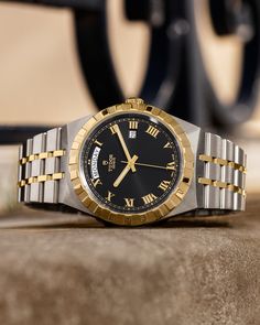 Push the boundaries of boldness with the one-of-a-kind #TudorRoyal. Elegantly constructed in stainless steel and yellow gold, this sporty-chic watch was crafted for adventurous sophistication.​ #TudorWatch #BornToDare Tudor Black Bay, Watch Companies, Fine Jewels