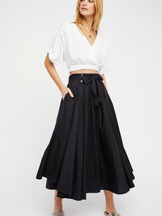 Sunrise Skirt from Free People! Summer Shopping Outfit, Summer Belt, Free People Maxi, Free People Style, Long Maxi Skirts, Endless Summer, Spring Summer Outfits, Favorite Dress, Boho Outfits