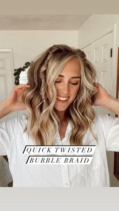 Now Hairstyles, Bubble Braid, Hairstyle Inspo, Mom Hairstyles, Boho Hairstyles, Twist Hairstyles, See Me, Hair Dos