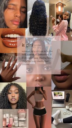 Visionboard Aesthetic, Black Femininity Aesthetic, Femininity Aesthetic, I Love Being Black, Black Femininity, Beauty Goals, Healthy Lifestyle Motivation, Pretty Skin, Healthy Lifestyle Inspiration