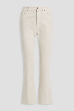 Jeans For Woman, Flared Jeans, High Rise Jeans, Brunello Cucinelli, High Jeans, Jeans Denim, Flare Jeans, White Jeans, Denim Jeans