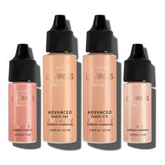 Our Silk 4-In-1 Advanced Airbrush Foundation starter kit has everything you need to start airbrushing! Included in the starter kit is our most popular airbrush foundation which combines anti-aging serum, ultra-hydrating moisturizer, high-coverage concealer, and an all-day airbrush foundation all-in-one, a complementary blush and an illuminator. Our breakthrough airbrush foundation simplifies your makeup application and gives you complete control of your look. Formulated with HydroSphere Silk fibers for a high-pigmented, water-resistant all-day coverage, achieve complexion perfection with our new Silk Advanced Airbrush Foundation. High Coverage Concealer, Spray Foundation, Makeup Starter Kit, Airbrush Accessories, Airbrush Foundation, Body Foundation, Corrector Concealer, Face Spray, Perfect Complexion