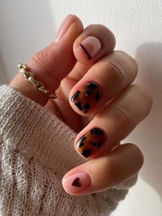 50 Hottest 2022 Fall Nails to Inspire You Check more at https://khetibari99.com/50-hottest-2022-fall-nails-to-inspire-you-73/ Nails For Fall 2022, Nails For Fall, Oval Nails Designs, Kylie Nails, Hand Candy, Gel Toe Nails, Purple Acrylic Nails, Leopard Print Nails, Fall Attire