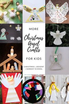 christmas angel crafts for kids to make