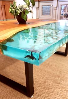 Usa-white Oak Blue Epoxy Ocean Tables. Shells Plants,starfish and Sharks. Dining Table-coffee Table-ocean%100 HANDMADE Resin Coffee Tables. - Etsy Pinewood Furniture, Woodworking Epoxy Resin, Butterfly Dining Table, Ocean Table, Diy Resin Table, Epoxy Tables, Resin Coffee Table, Wood Resin Table, Resin Decor