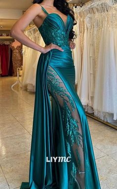 Prom Dress With Train, Floor Length Prom Dresses, Long Prom Gowns, Prom Style, Illusion Dress, فستان سهرة, Prom Dresses Lace, Mermaid Prom Dresses, Prom Party Dresses