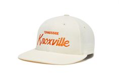 DOMED CROWN TOP FLAT BILL 100% MERINO WOOL COLOR : WHITE / ORANGE White Wool Casual Hat, Classic White Wool Hat, White Flat Brim Wool Hat, White Wool Flat Brim Hat, White Wool Hat With Flat Brim, Flat Bill Hat, Hood Hat, Flat Bill Hats, Knoxville Tennessee