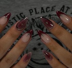 Goth Nail Ideas, Hello Nails, Goth Nails, Birthday Nails, Dream Nails, Nails Inspo, Short Acrylic Nails, Korean Makeup, Almond Nails