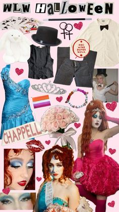 a collage of photos with different types of clothing and accessories on it, including clothes