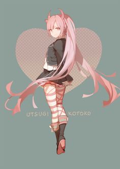 Utsugi Kotoko Kotoko Utsugi, Danganronpa Game, Danganronpa Characters, Darling In The Franxx, Anime Kawaii, Danganronpa, Cute Anime Character, Character Concept, Pink Hair