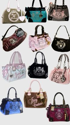 Trashy Y2k Aesthetic, 2000s Bags, It Girl Style, Mcbling Fashion, Trashy Outfits, Style Bundle, 2000s Fashion Outfits, Juicy Couture Bags