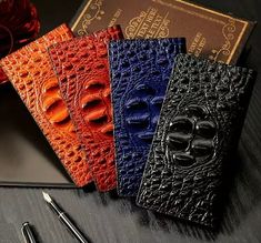 Luxury Unisex Crocodile Pattern Wallet Clutch Bag. Gift Ideas For Her. Gift Ideas For Him. Multiple Color. Bag Gift Ideas, Star Headband, Vintage Clutch, Wallet Pattern, Clip Wallet, Crocodile Pattern, Genuine Leather Wallets, Gift Ideas For Her, Money Clip Wallet