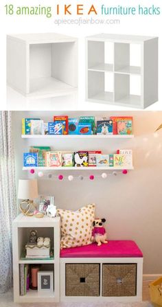 Small Space Storage Bedroom, Pegboard Craft Room, Amazing Ikea Hacks, Craft Room Tables, Ikea Kids Room, Ikea Organization, Declutter Home, Farmhouse Cabinets, Easy Ikea Hack