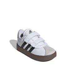 adidas-VL Court 3.0 Sneaker - Kids' Want to keep your kid looking cool and feeling cozy all day? Choose the adidas VL Court 3.0 sneaker. Contrasting 3-stripes, heel panel, collar, and a skater-themed vulcanized sole keep this sneaker in high style. Not sure which size to order? Click here to check out our Kids’ Measuring Guide! For more helpful tips and sizing FAQs, click here . Adidas Scratch-resistant Low-top Sneakers, Adidas Low-top Scratch-resistant Sneakers, Nike Low Court Kids, Baby Adidas Outfits Boys, Adidas Vl Court 3.0, Adidas Kids Shoes, Toddler Puma Sneakers, Toddler Adidas, Kids Sneakers