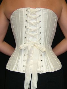 Ribbon lacing adds an elegant touch to our bespoke silk corset, made in your choice of colors Corset Dresses, Victorian Corset, Silk Dupioni, Historical Period, Good Posture, Period, Silk