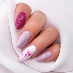 Almond Nail Art, Manicure Designs, Summer Manicure, Her Nails, Pretty Nail Art Designs, Nail Polish Kits, Pretty Nail Art