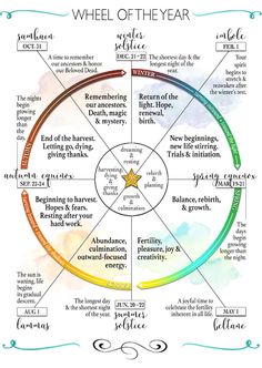 The Wheel Of The Year, Magia Das Ervas, Wheel Of The Year, Wicca Witchcraft, Pagan Witch, Modern Witch, Spells Witchcraft, Samhain